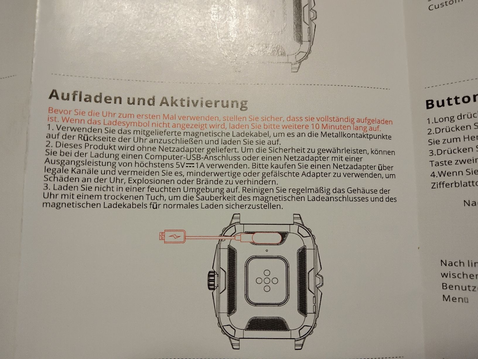 Smartwatch: smart watch – Neu (gemäss Beschreibung) aus FRUTIGEN von Futam 1