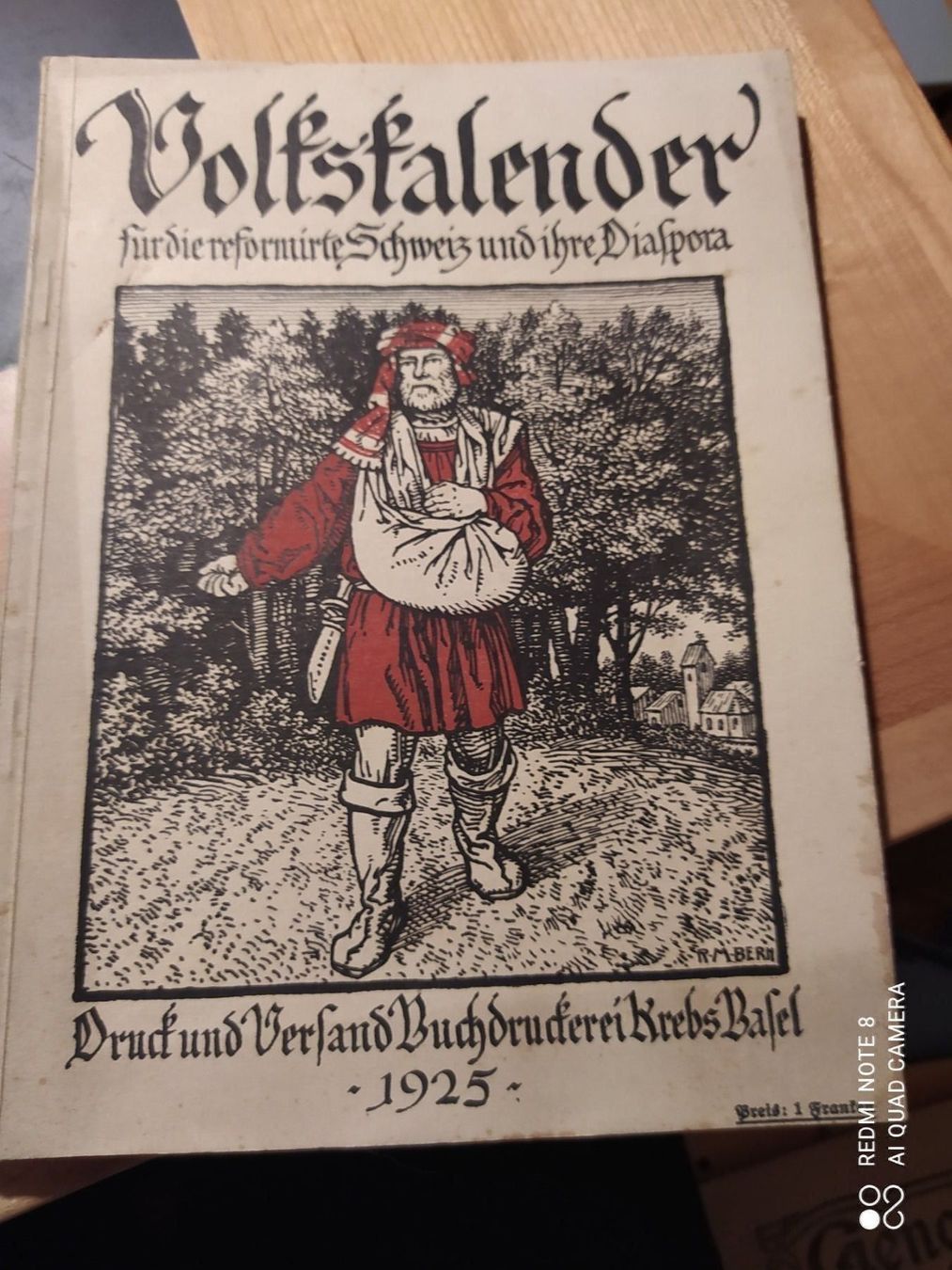 Calendari: Volkskalender 1925 – Usato da Appenzell-Steinegg venduto da lichs