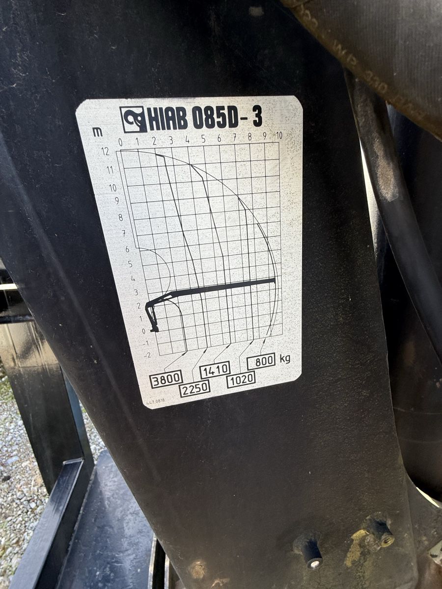 HIAB Gru: Abrollmulde mit Kran / Greifer – Usato da Gossau SG venduto da Airsal_Racer 2