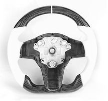 Tesla Weißes Carbon-Lenkrad mit sportlichem Design