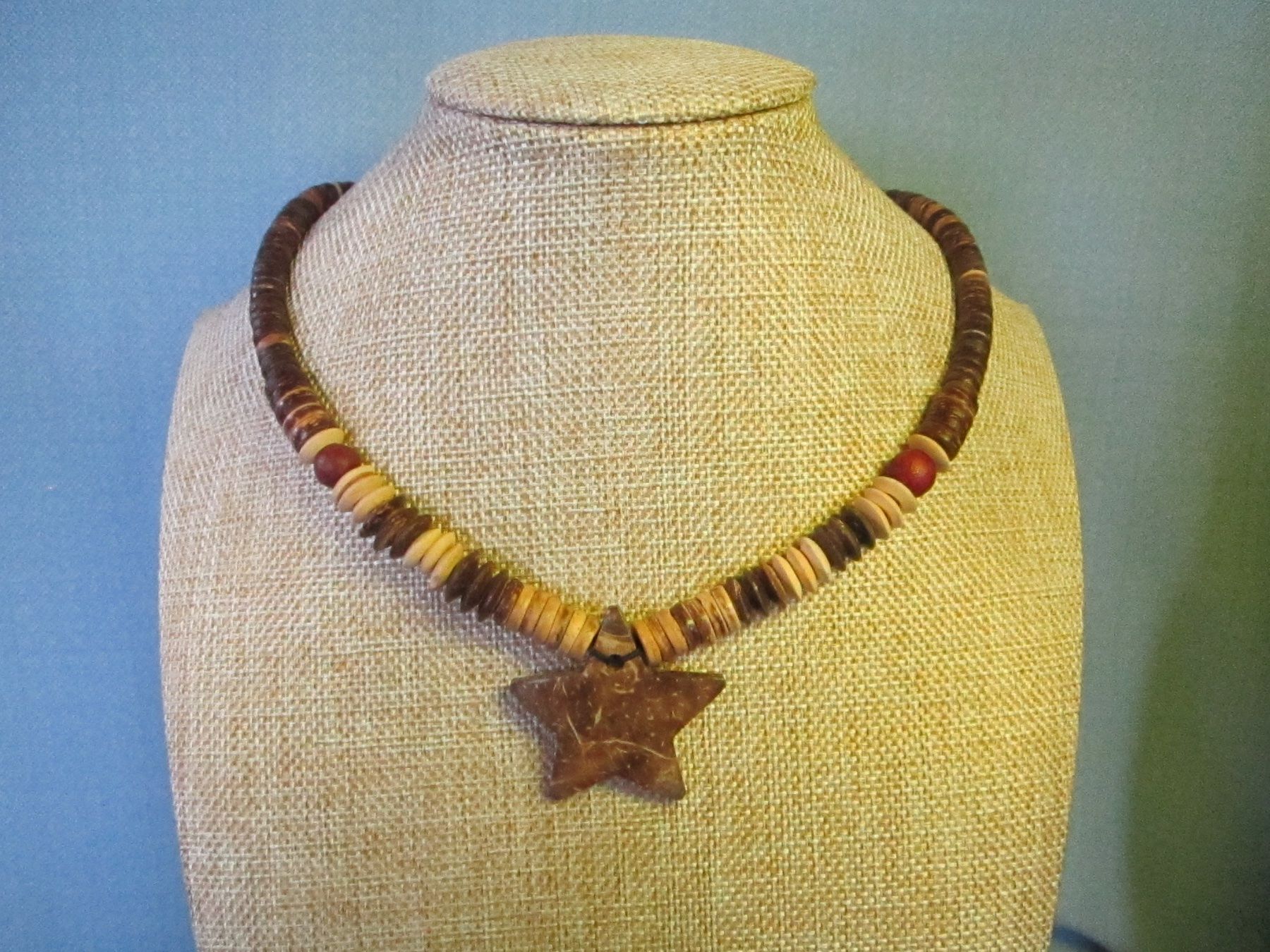 Catenine: Handmade Kokos Surferkette - Stern – Nuovo e nell'imballaggio originale da Laax venduto da kri_95f5