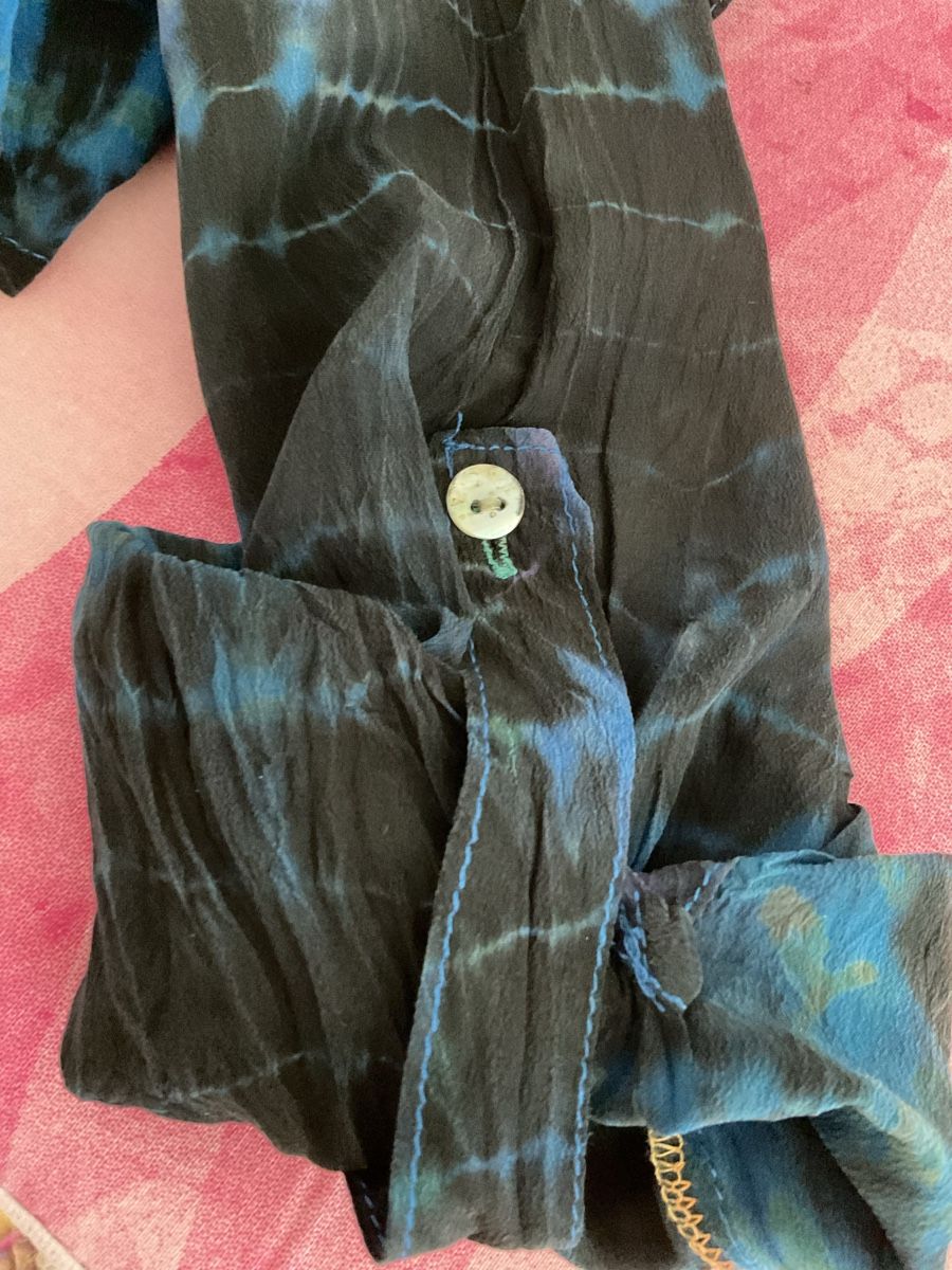 Kleider: Robe courte tie dye en soie taille 42-44 – Neu (gemäss Beschreibung) aus Villarepos von Sglobule 4
