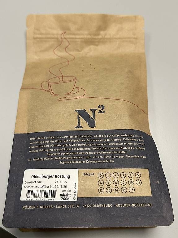 Cibi & Specialità: CAFÉ TORRÉFIÉ ARTISANAL NÖLKER&NÖLKER - 200g – Usato da Longirod venduto da asterisqume 1