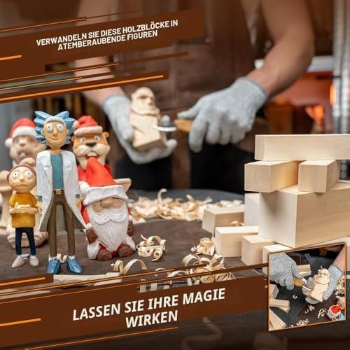 Holzartikel: Schnitzholz Lindenholz – Neu und originalverpackt aus Hundwil von Stallone5 4