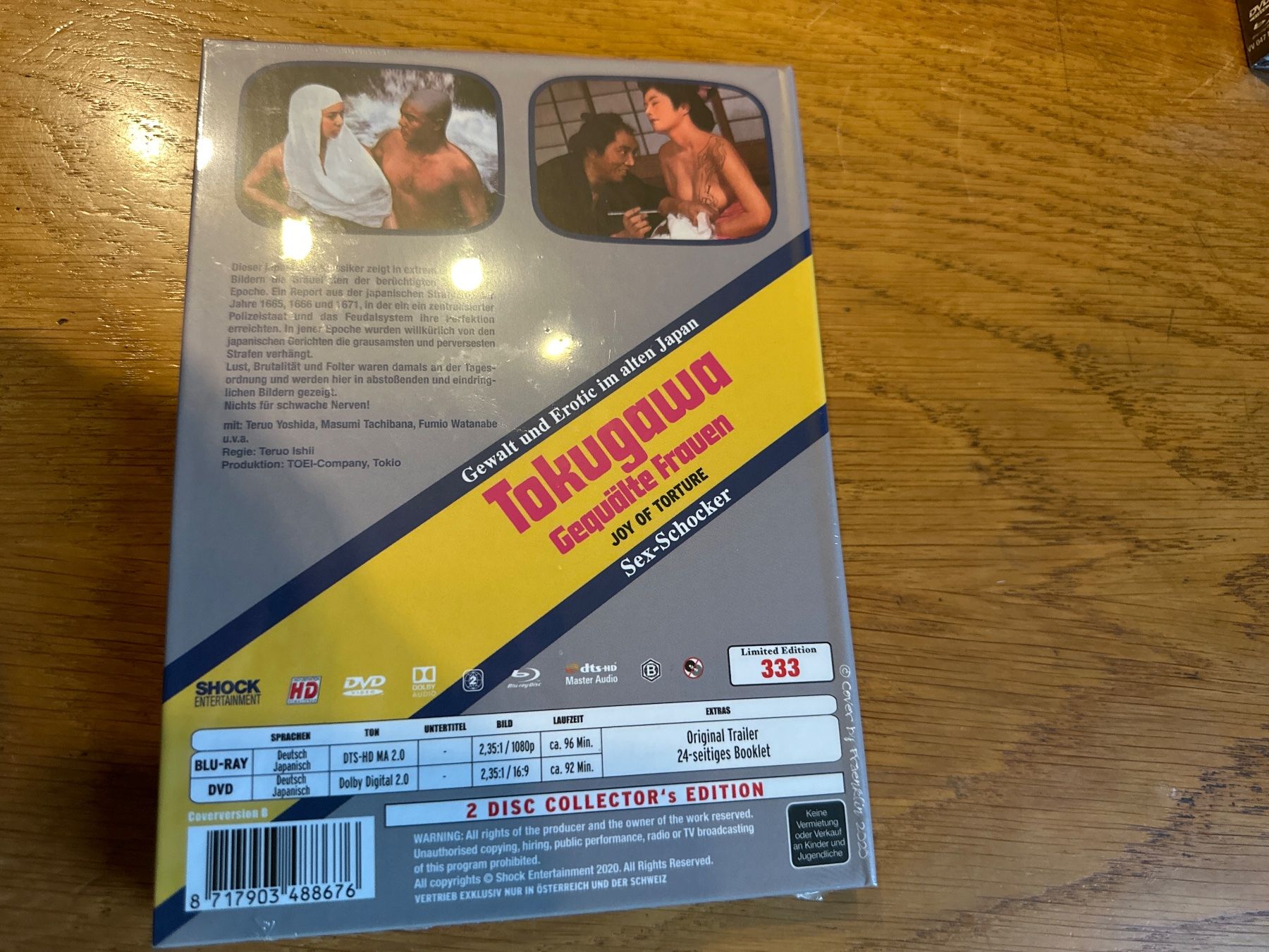 Tutti i DVDs: Tokugawa Shock Entertainment Mediabook – Nuovo e nell'imballaggio originale da Benken ZH venduto da Audi-erich 1