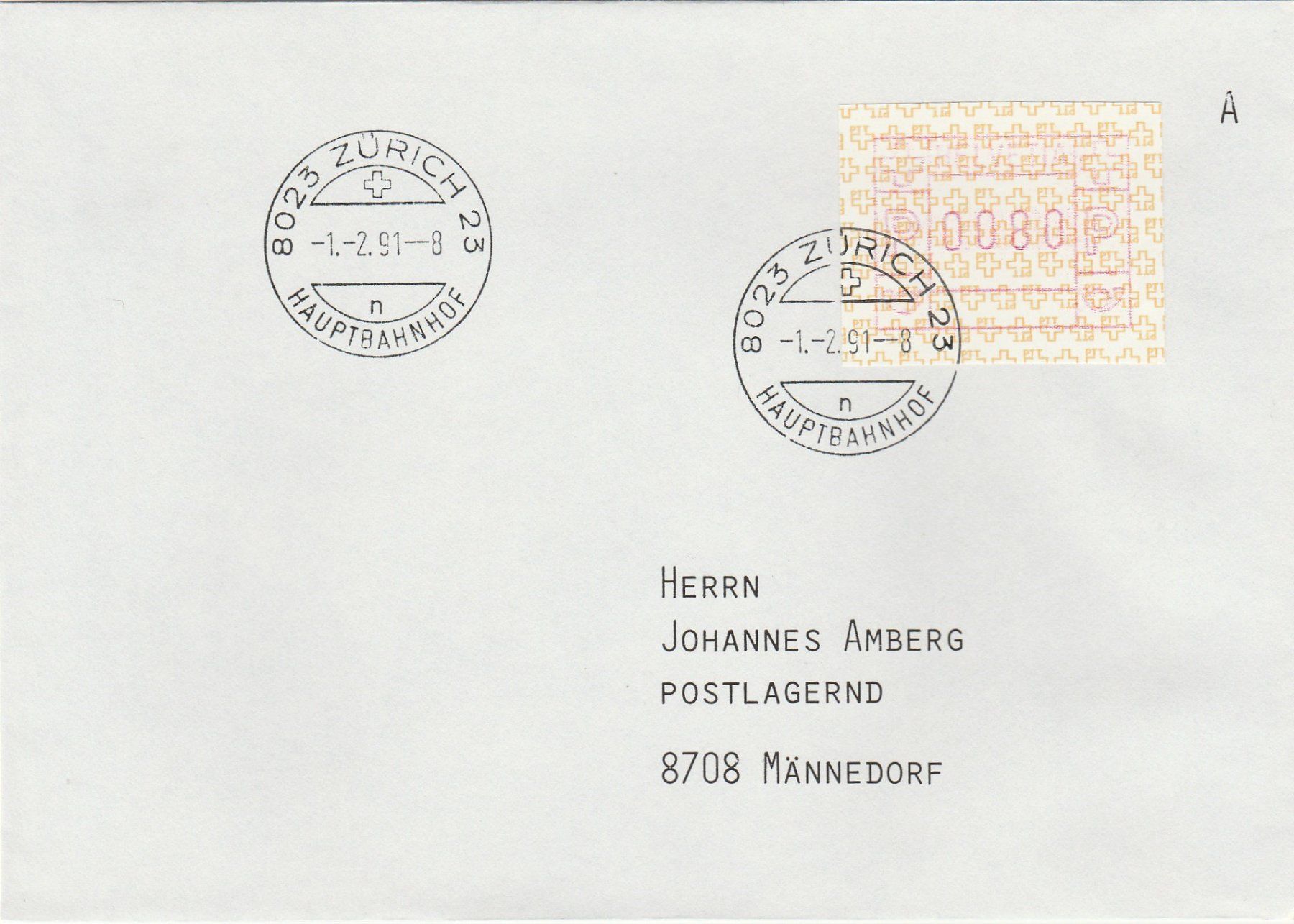 Tous les timbres: Nr. 8A – D'occasion à Oberglatt ZH par Wiedmi6