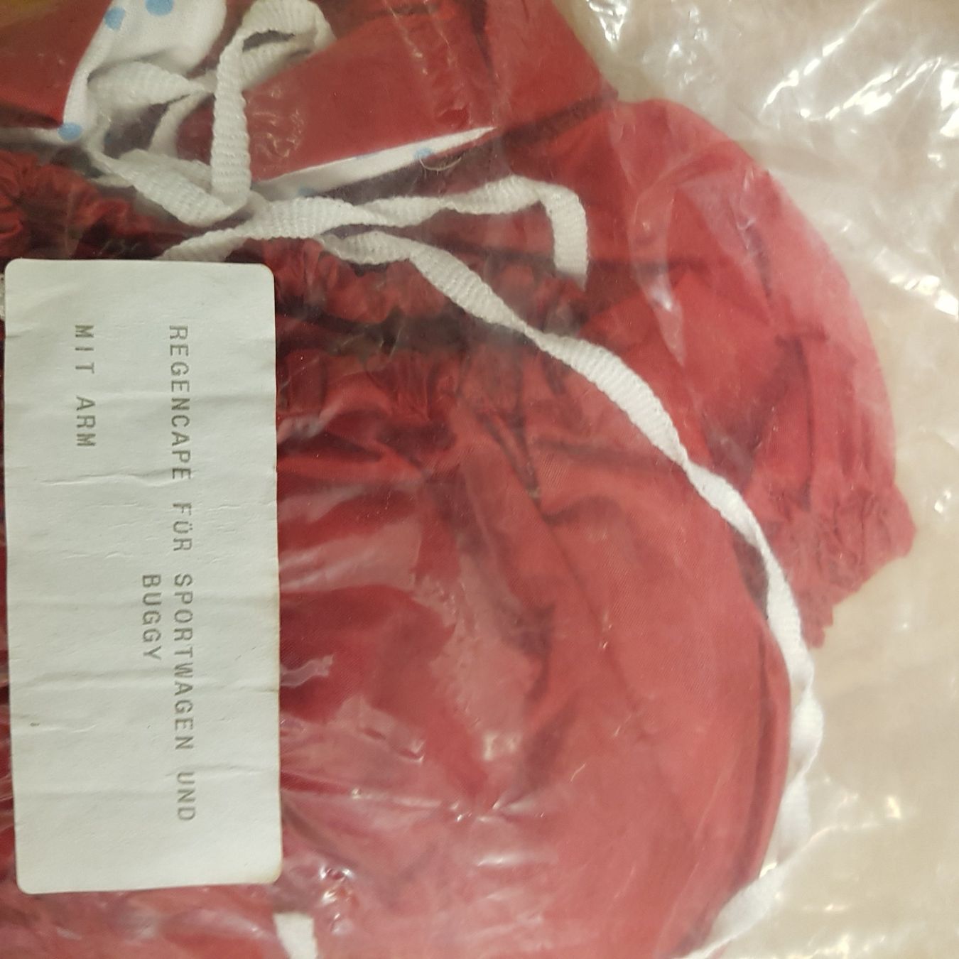 Carrozzine: Regenumhang rot für Sportwagen oder Buggy – Nuovo e nell'imballaggio originale da Schwarzenburg venduto da Flamingo07 1