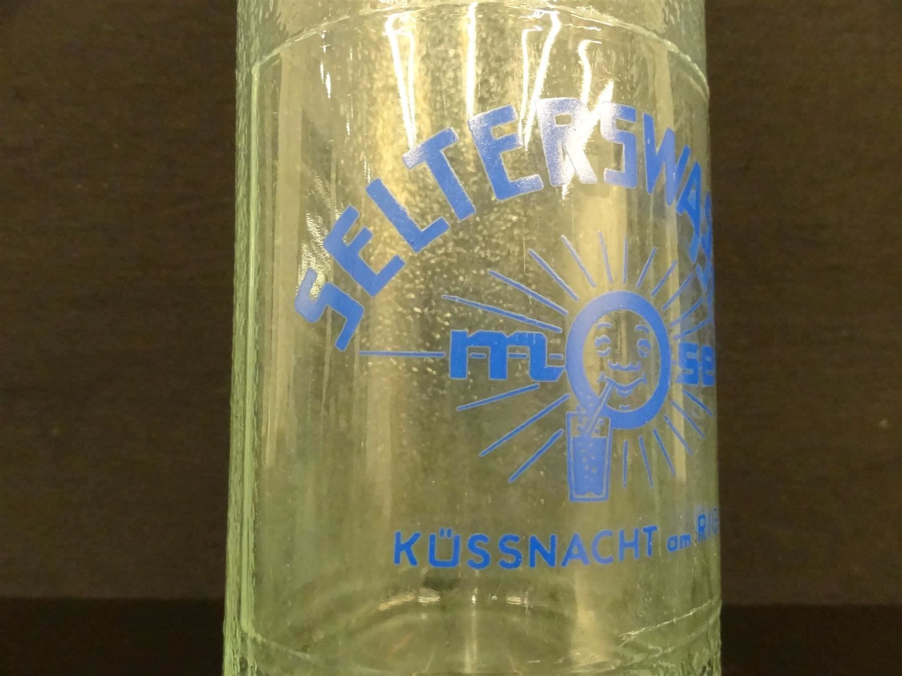 Gläser, Krüge & Flaschen: alte Flasche SELTERSWASSER MOSER 1956 – Gebraucht aus Kerzers von Flaschenposten 4