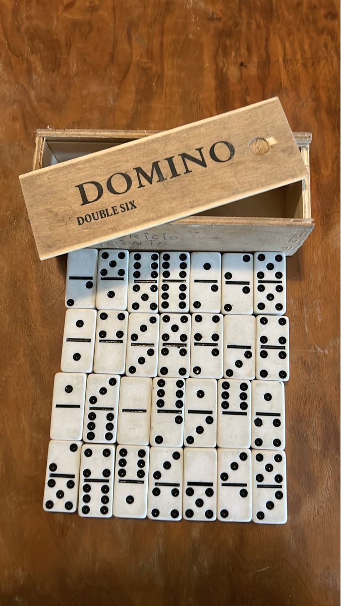 Spiele: Set domino Double Six con scatola  – Gebraucht aus Caslano von iguidice01