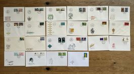 Liechtenstein - 22x EUROPA FDC‘s