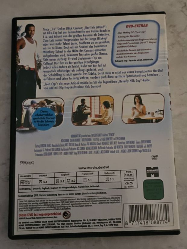 Tous les DVDs: TEEN COP/ DVD – D'occasion à Geuensee par jes_9xyk 1