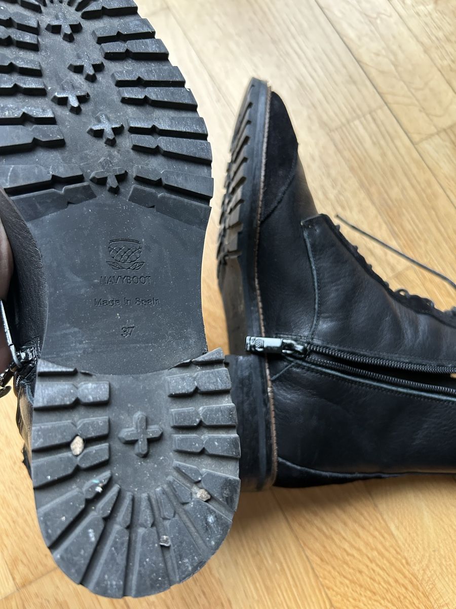 Navyboot Chaussures femmes: Lederstiefeletten von Navyboot, Gr. 37 – D'occasion à Basel par MyAn 3