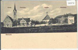 Berneck - Kirche, Pfarrhaus, Kapelle, Schulhaus