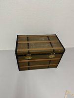 Vintage Deko-Kiste / Truhe im Reisekoffer-Stil