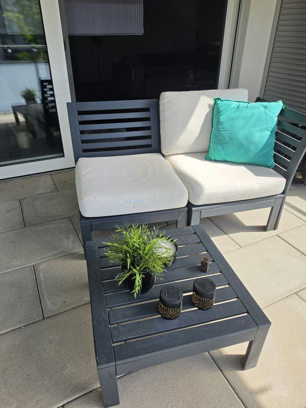 Ikea Tischset: Lounge Set Gartenmöbel mit Tisch gebraucht – Gebraucht aus Grüningen von sarahfe