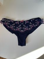 Yamamay slip blu ricamato con fiocco taglia S nuovo