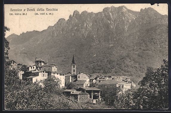 Cartes postales: Sonvico, Panorama e Denti della Vecchia – D'occasion à Berlin par bartko-reher