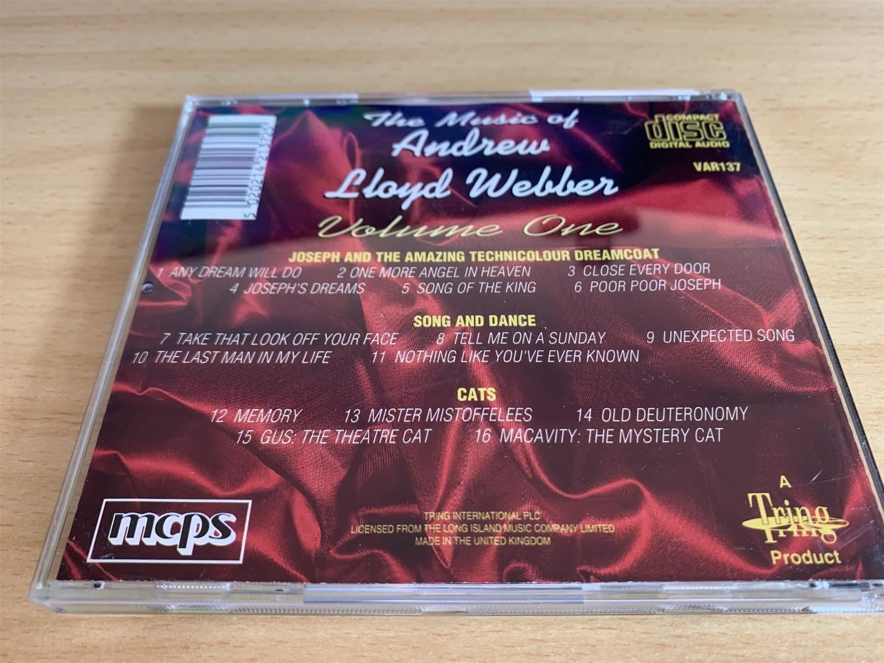 CD: Andrew Lloyd Webber Volume 1-4 - 4 CD – Usato da Rikon im Tösstal venduto da Alpenmutz 1