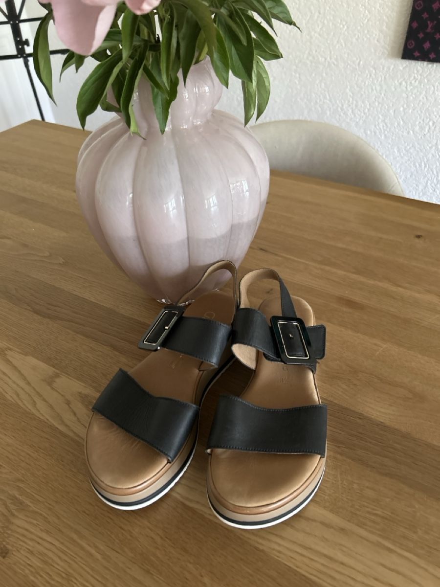 Gabor Scarpe da donna: Gabor Sandalen, schwarz,  – Usato da Siebnen venduto da schnell05
