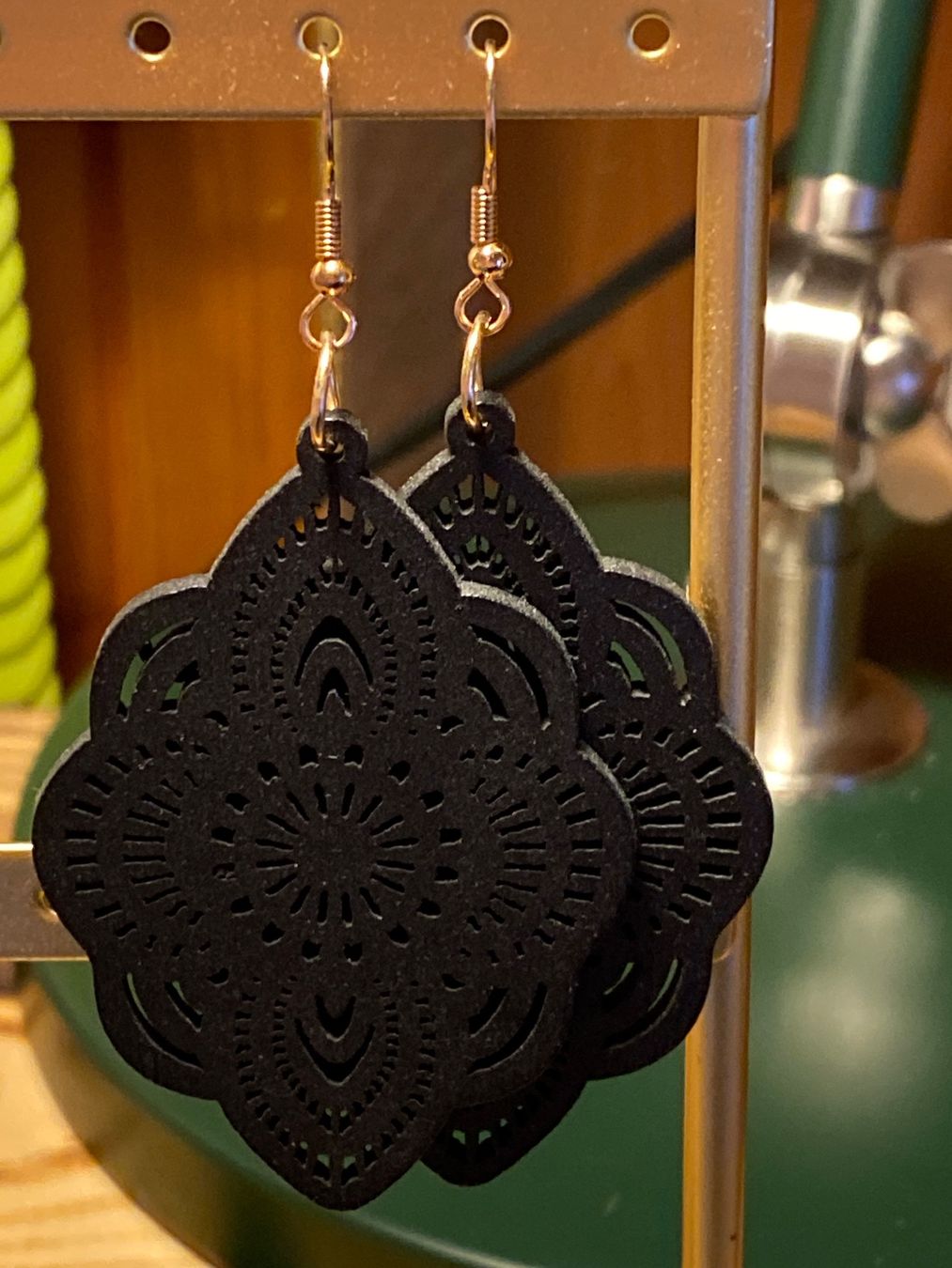 Ohrringe & -stecker: OHRHÄNGER SCHWARZ XL – Neu (gemäss Beschreibung) aus Meienried von ManuelaBoutique 1