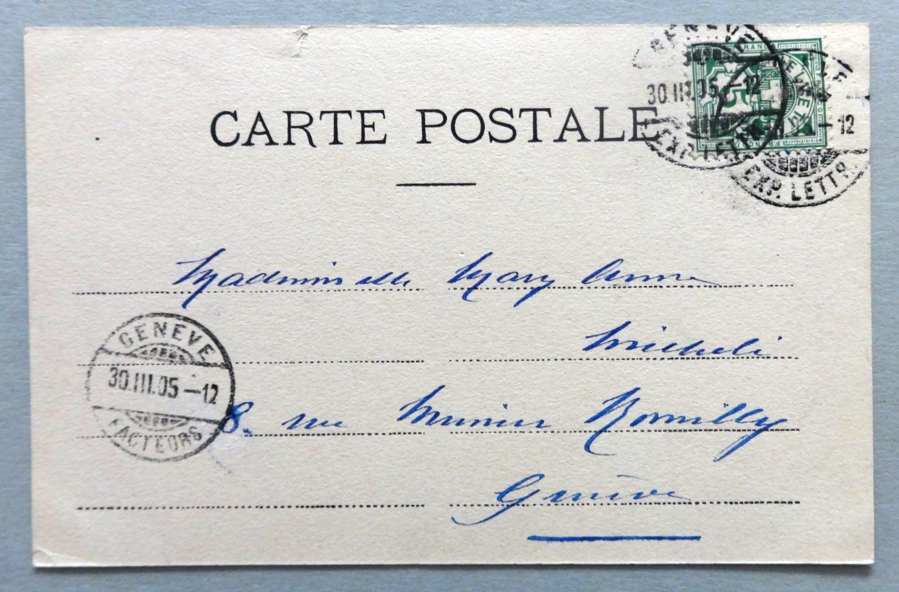 Cartoline postali: Lac Léman – Difettoso da Fétigny venduto da Billy2miny 1