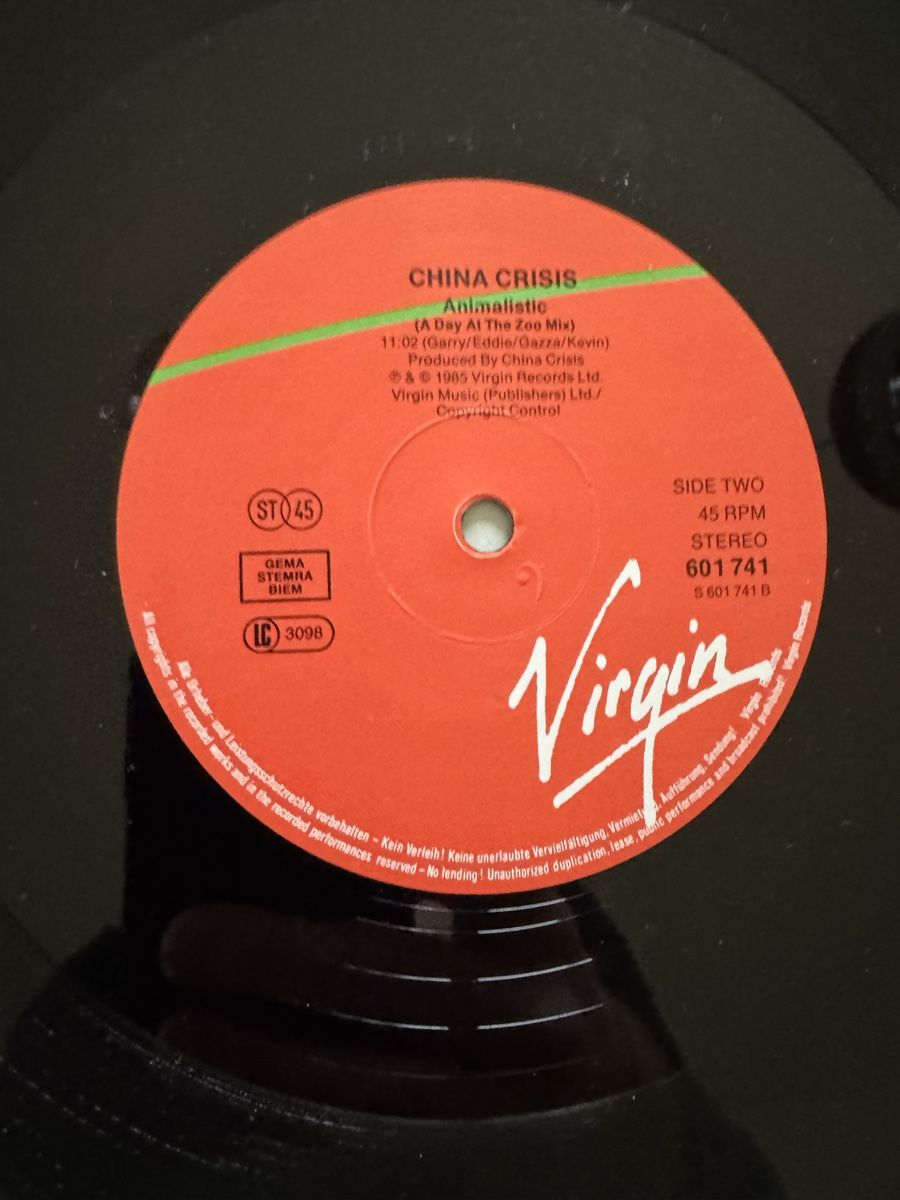 Dischi in vinile: China Crisis - Black Man Ray - 12" Maxi – Usato da Rorbas venduto da BlackstarRecords 3