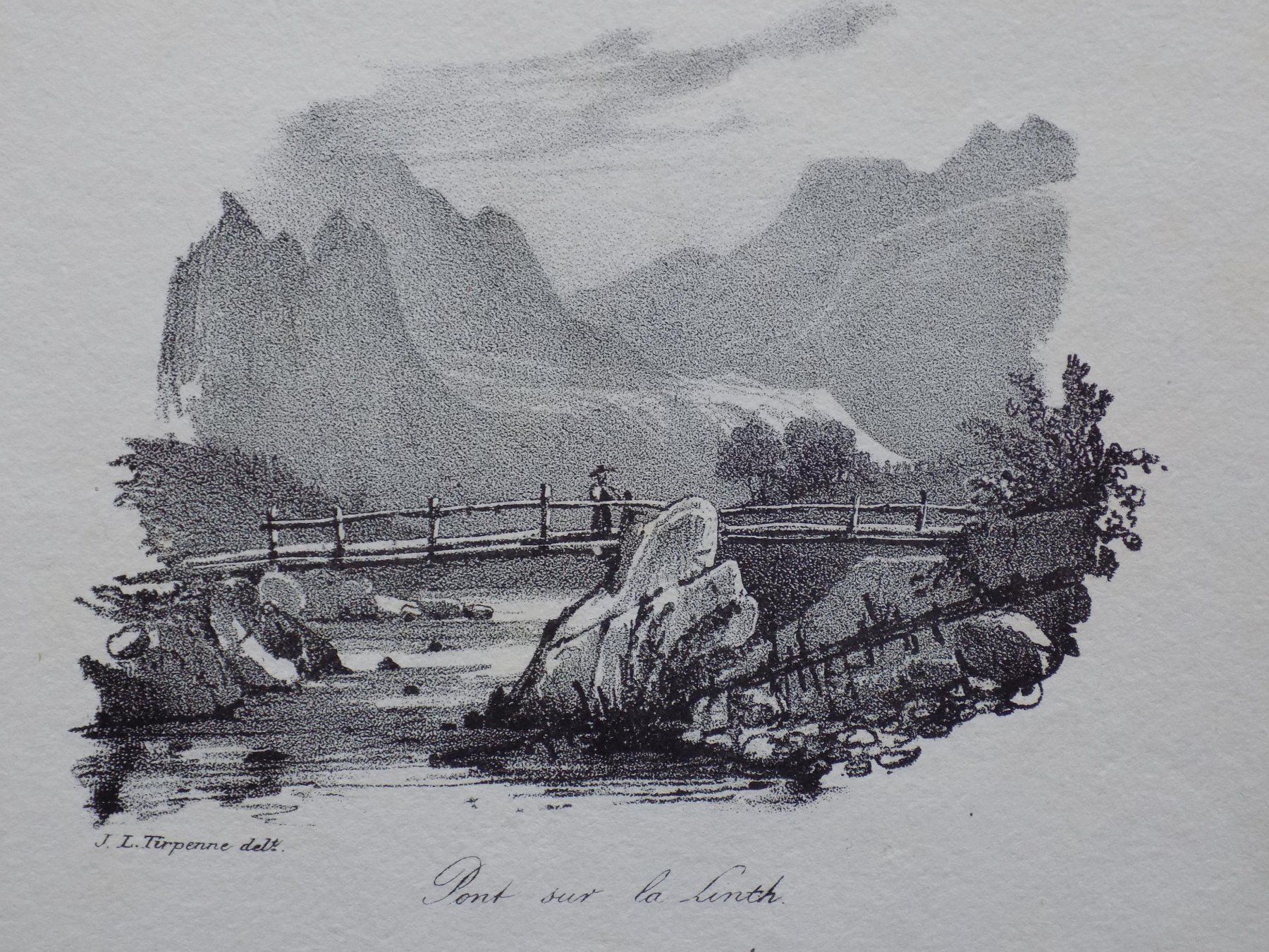 Incisioni: Pont sur Linth Linthbrücke – Usato da Risch venduto da Rischli15 1