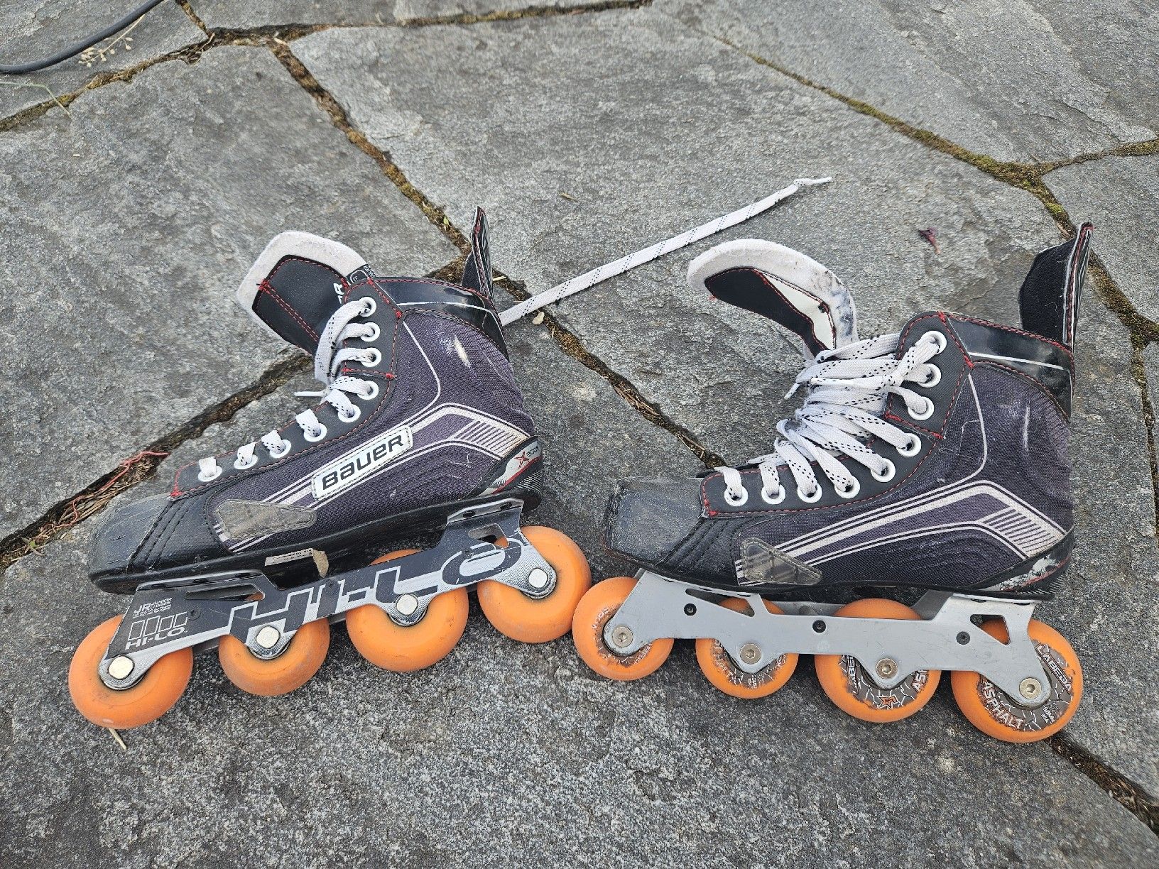 Bauer Pattini in linea & Pattini a rotelle: Inline Scates / Rollschuhe Grösse 37.5 Marke Bauer – Usato da Zollikofen venduto da Toemeler