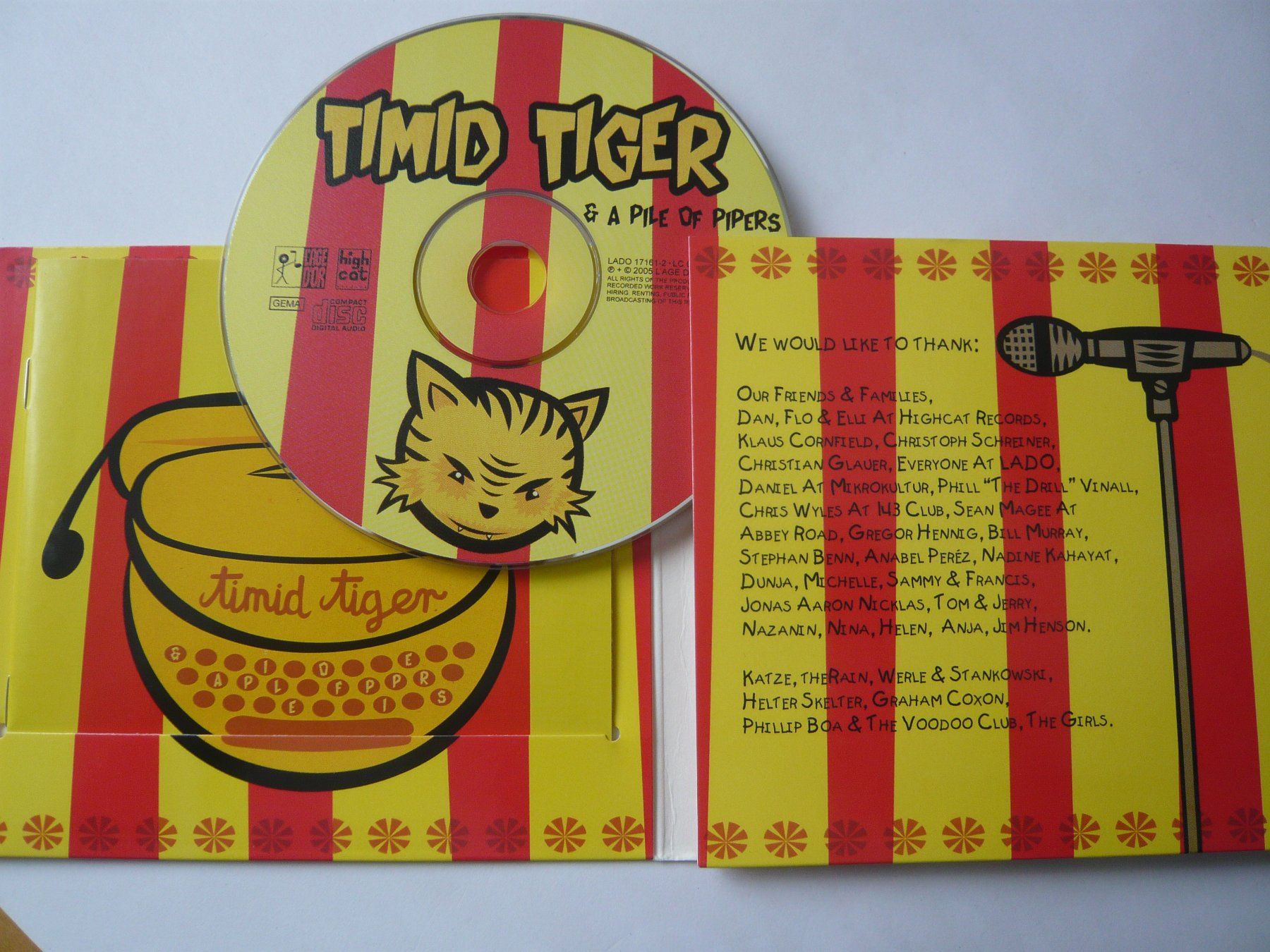 CDs: TIMID TIGER & A PILE OF PIPERS – D'occasion à Winterthur par Cajun 1