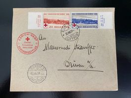1939 / Convention de Genève / Znr: 240-241 auf Brief