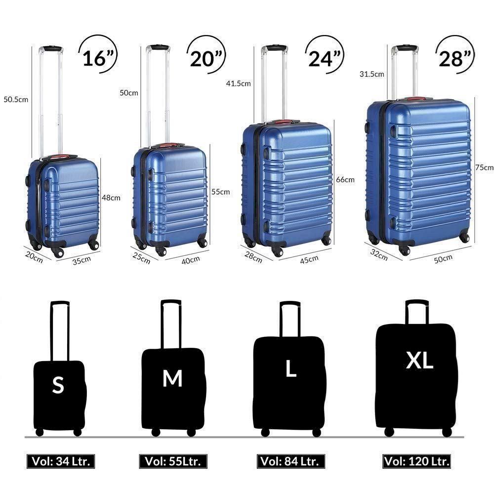 Valigie: Monzana 4er Koffer Set Baseline blau – Nuovo e nell'imballaggio originale da Bottighofen venduto da zaap 1