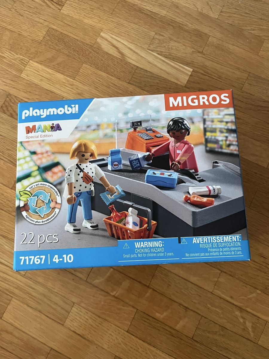 Migros Giocattoli: Playmobil Migros Mania neuf – Nuovo e nell'imballaggio originale da Lausanne venduto da Cupcake.vanille