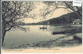 Lac de Joux, au Rocheray - Fischerboote