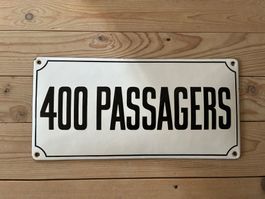 Altes Emailschild 400 passagers