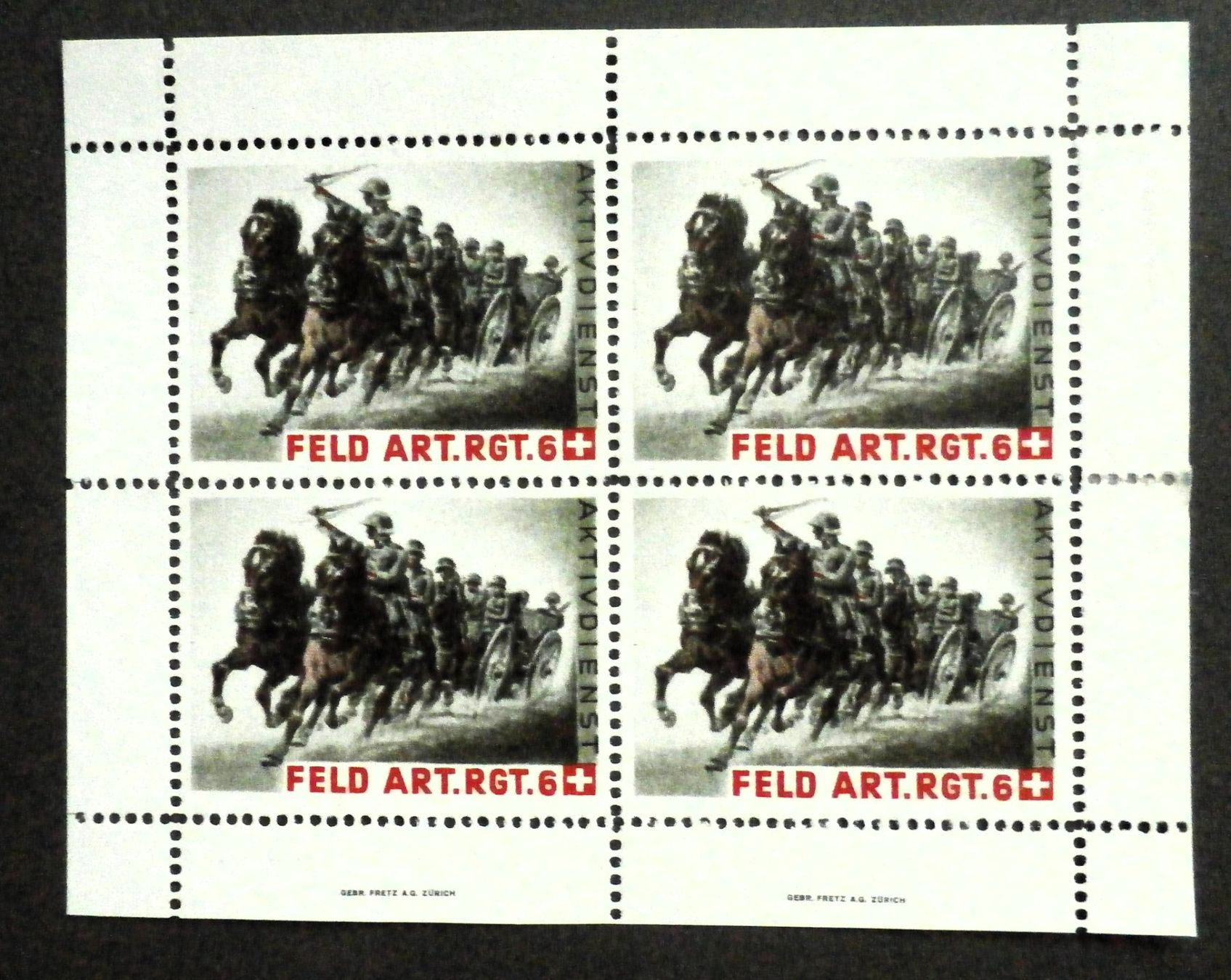 Tous les timbres: CH Soldatenmarken Block** – Neuf (Voir description) à Kehrsatz par Bernherb2