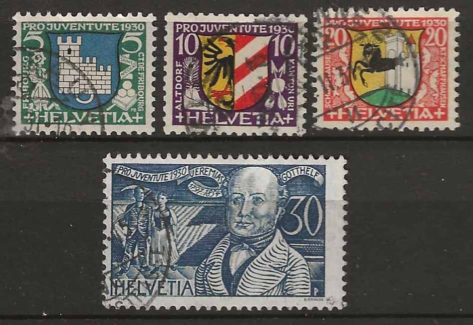 Alle Briefmarken: PJ030 - Pro Juventute 1930 obl. – Gebraucht aus Trélex von Phil_Albert
