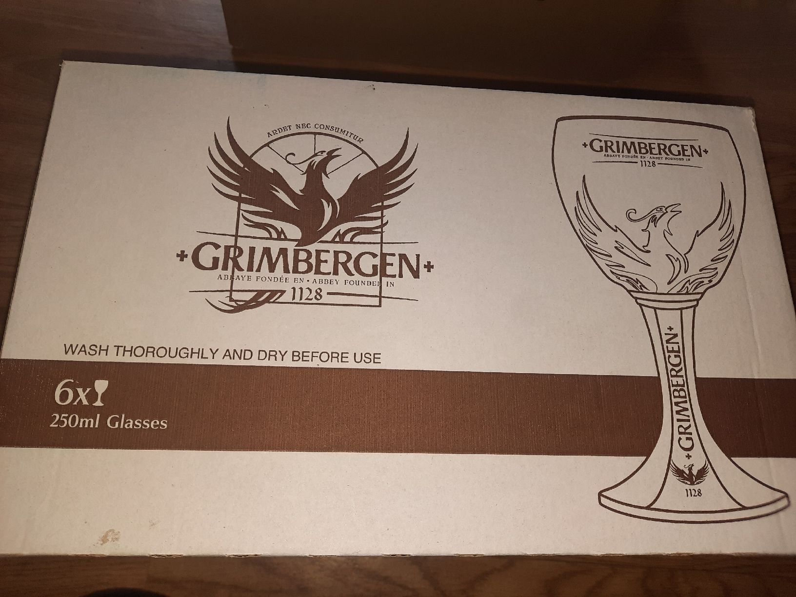 Bicchieri: 6 bicchieri Birra GRIMBERGEN – Usato da Biasca venduto da Old_6blh 1