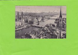 Zürich und Alpen