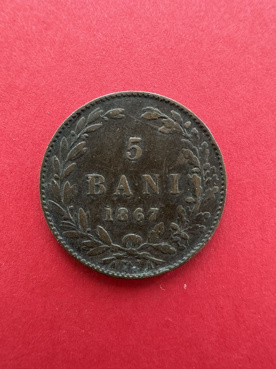 Tutti le monete: Rumänien 1867 5 BANI – Usato da Watt venduto da maxdiroma
