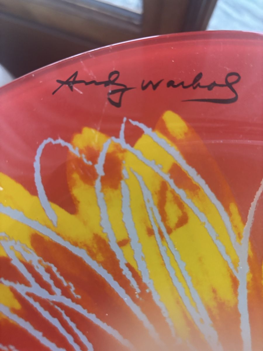 Rosenthal Piatti: Plat Andy Warhol Fleur signée Rosenthal – Usato da Genève venduto da ati_tj8f 6