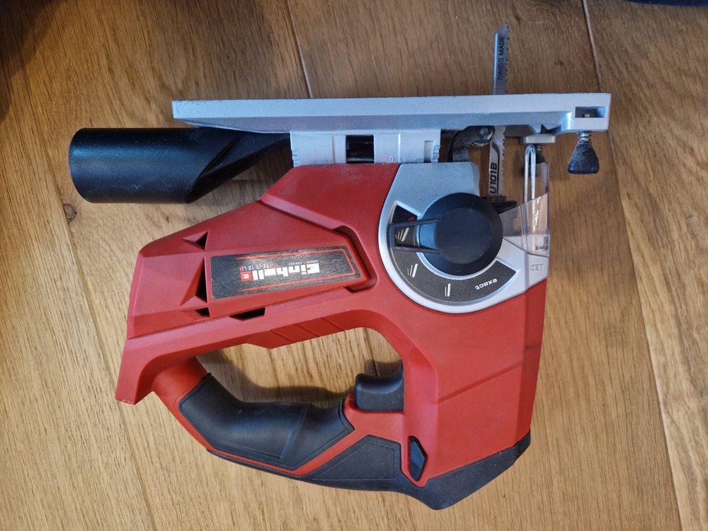 Einhell TE-JS 18 Li Seghetto A Batteria + Kit Power-X-Change - Leggero, Potente E Senza Fili Per Lavori Fai-da-Te