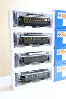 Roco 4 x Personenwagen DRG Set - H0 - Neupreis: 160.-
