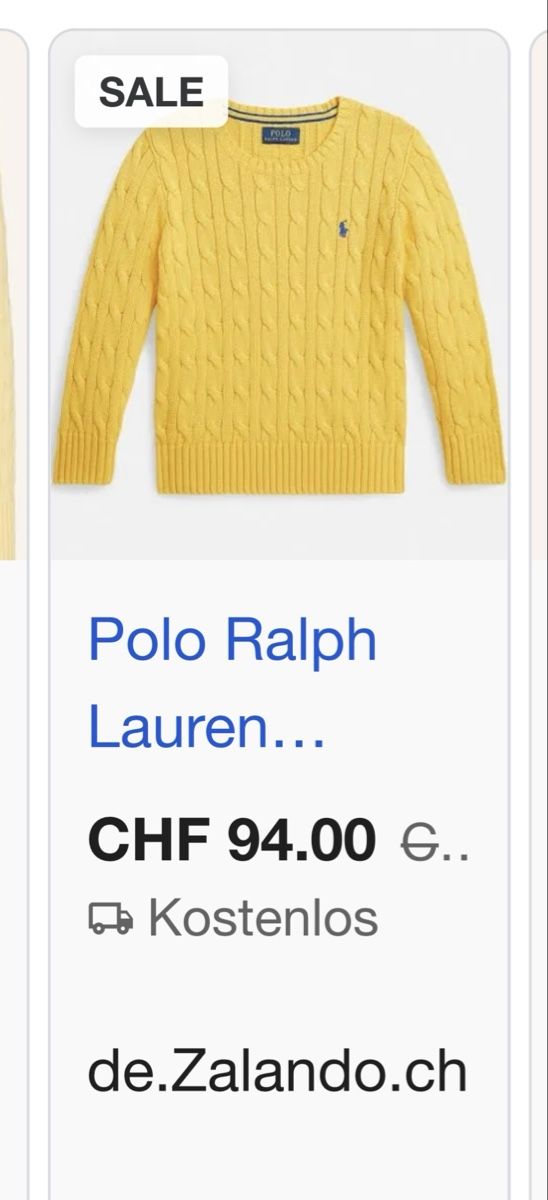 Polo Ralph Lauren Maglioni & Felpe: Ralph Lauren Polo Gr. 8 Sweater – Usato da Buchs SG venduto da Scheni71 2
