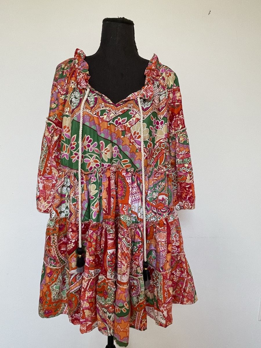 Vestiti: Boho Minikleid / Tunika aus Seide – Usato da Sigriswil venduto da ck56 3