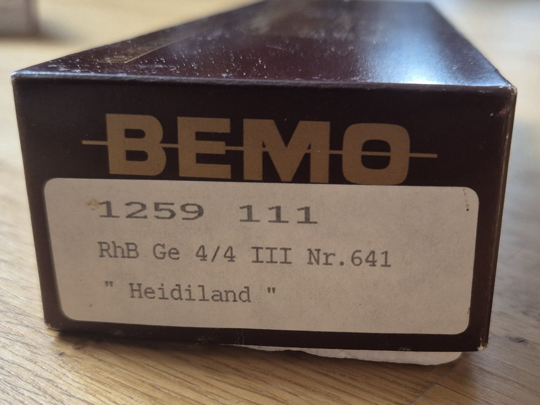 Bemo Modellini di ferrovie: BEMO Lokomotive "Heidiland" – Usato da Chur venduto da engdan 3