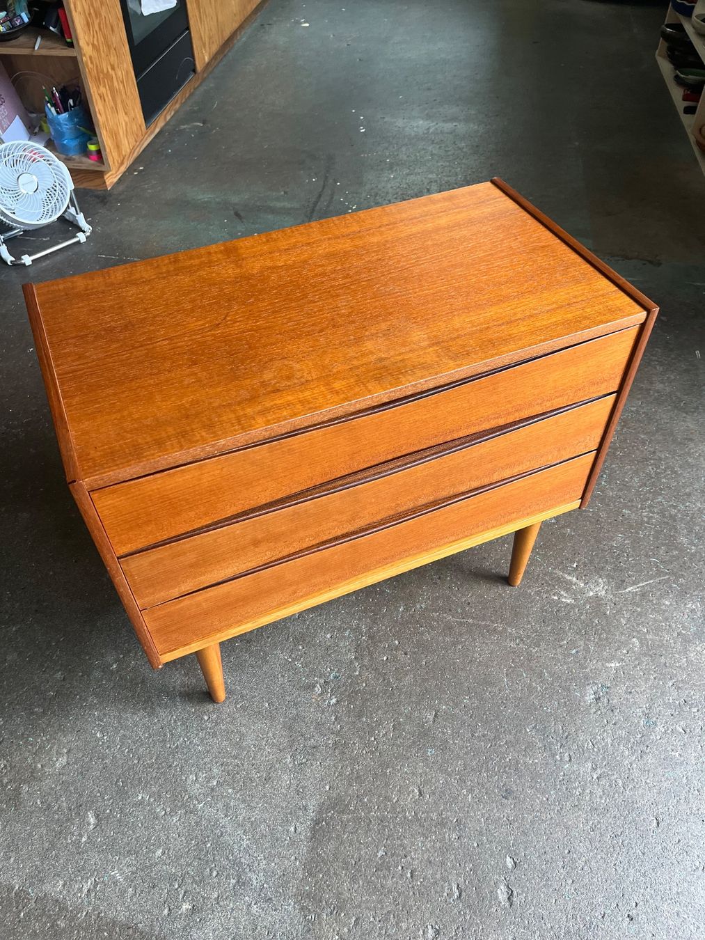 Cassettiere: mid-century, vintage, lowboard/kommode mit schublade – Usato da Zürich venduto da sbr18