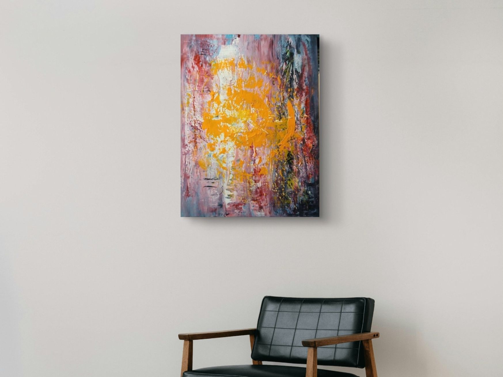 Dipinti: Originalgemälde mit Glitzer auf Leinwand 50x70 cm – Nuovo e nell'imballaggio originale da Beinwil am See venduto da Superchance 5