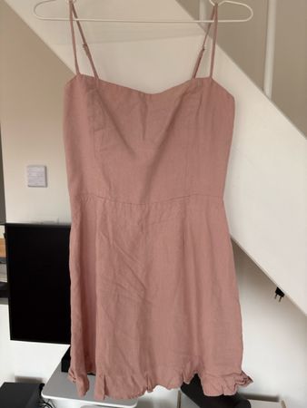 Reformation Dress 100% Linen Size 8