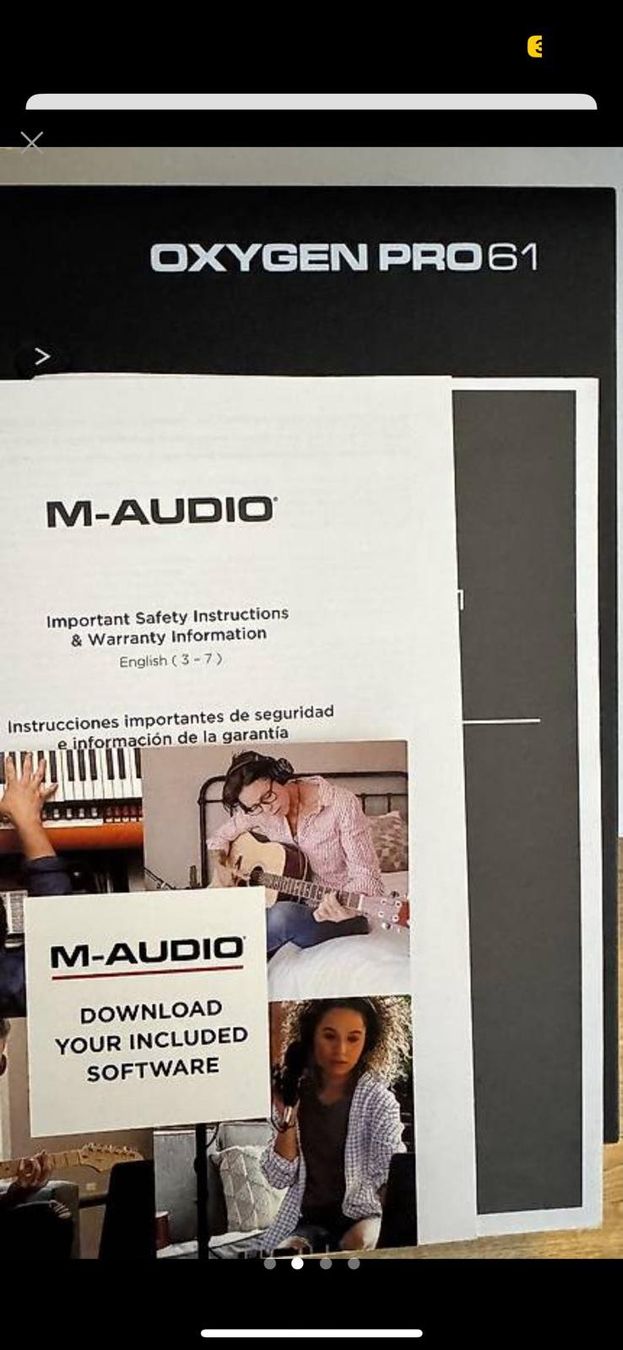 M-Audio Strumenti musicali: M-Audio Oxygen 61 MK5 – Nuovo (secondo la descrizione) da Bäretswil venduto da Alessandrina 1