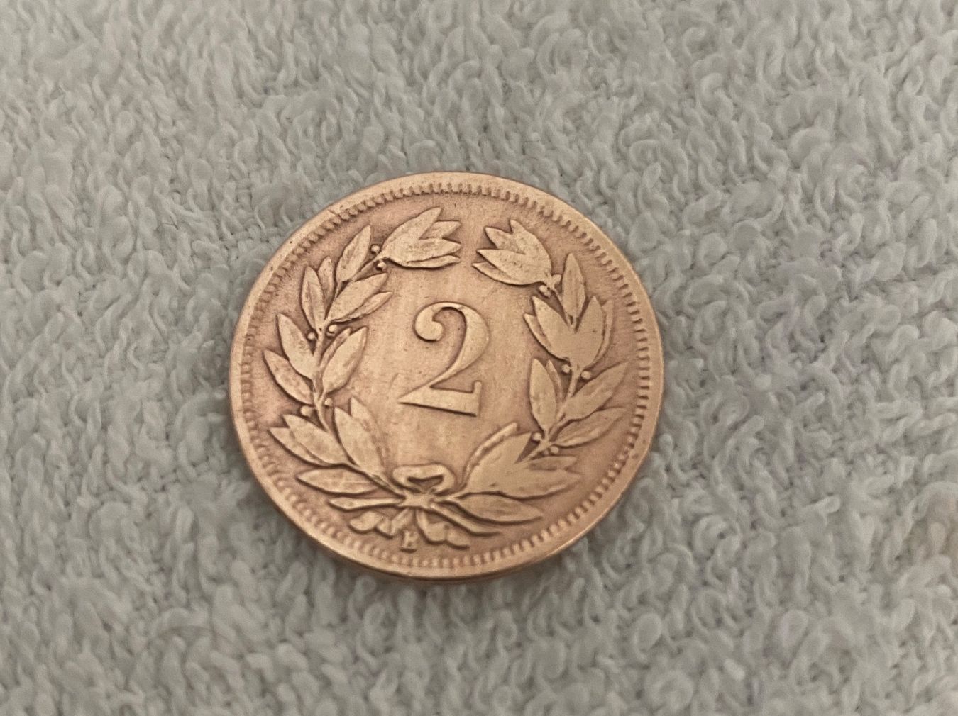 Alle Münzen: 2 centimes/Rappen 1870 B – Gebraucht aus Nyon von Ilmi09 1